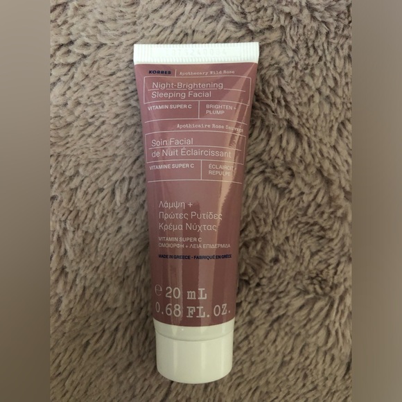 Korres apothecary wild rose night brightening sleeping facial 20ml - Picture 1 of 3